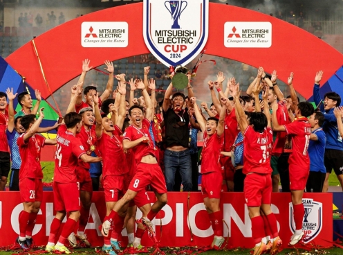 ĐT Việt Nam nhận số tiền thưởng khổng lồ sau AFF Cup