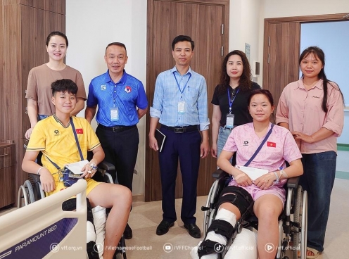 VFF động viên 2 tuyển thủ Việt Nam gặp chấn thương