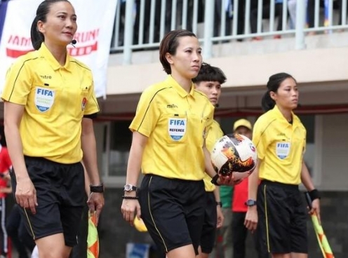 Trọng tài nữ tham gia trận đấu quan trọng bậc nhất V-League