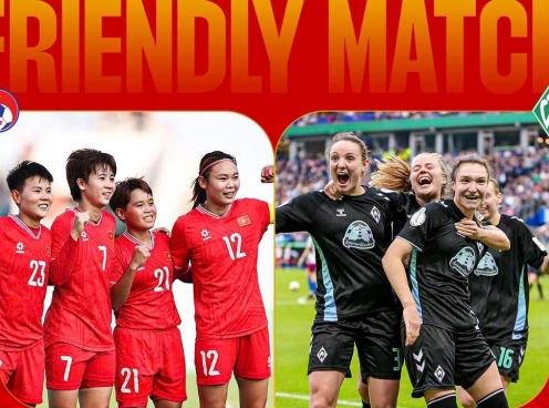 ĐT nữ Việt Nam vs Werder Bremen: Hàng Đẫy mở hội