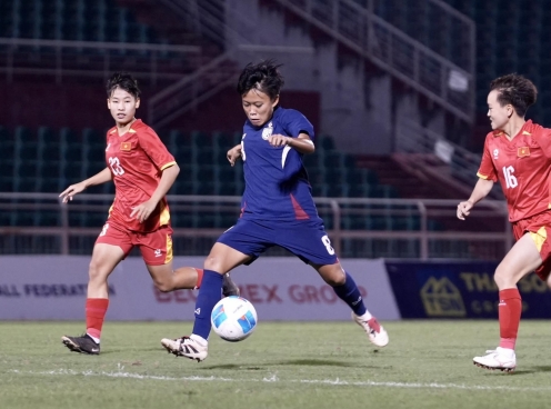 Trực tiếp U19 nữ Việt Nam 0-1 Thái Lan: Sai lầm