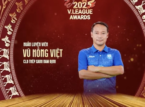 Trực tiếp Lễ trao giải V.League Awards 2025: HLV Vũ Hồng Việt được vinh danh