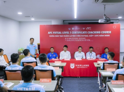 Khai giảng khóa học huấn luyện viên futsal cấp 1 tại TPHCM