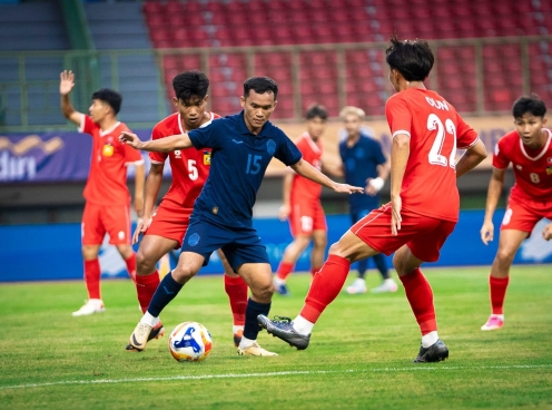 Bị Lào cầm hòa, U23 Campuchia phải quyết đấu với U23 Việt Nam