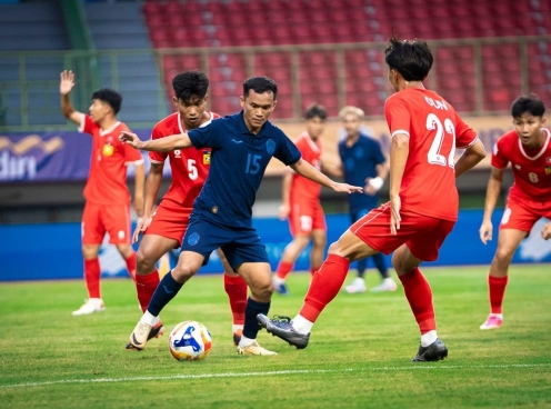 Bị Lào cầm hòa, U23 Campuchia phải quyết đấu với U23 Việt Nam