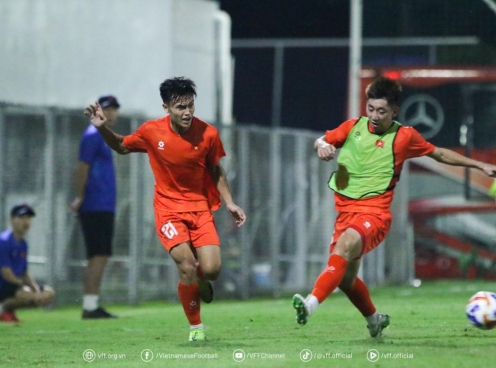 U23 Việt Nam hăng say tập luyện trước trận ra quân