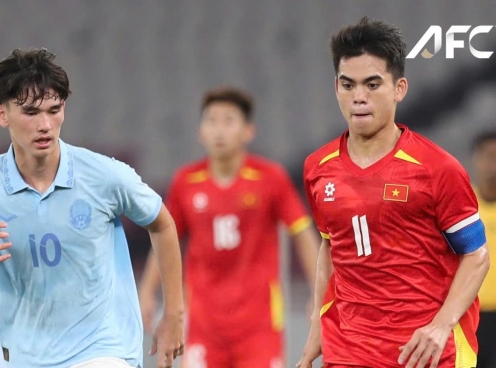 AFC thốt lên 1 điều sau khi U23 Việt Nam đánh bại Campuchia