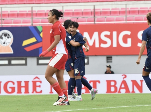 Trực tiếp nữ Thái Lan 1-0 nữ Indonesia: Bàn thắng sớm