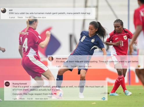 CĐV Đông Nam Á đồng loạt phản ứng khi Indonesia thua Thái Lan 0-7