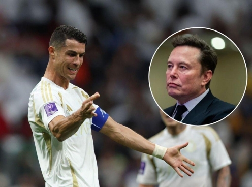 Elon Musk chúc mừng Cristiano Ronaldo