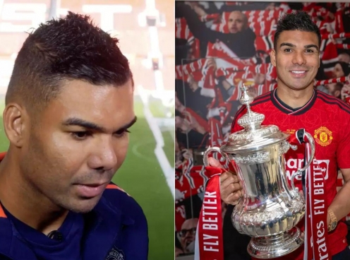 Casemiro tiết lộ lý do tặng huy chương FA Cup cho đồng đội