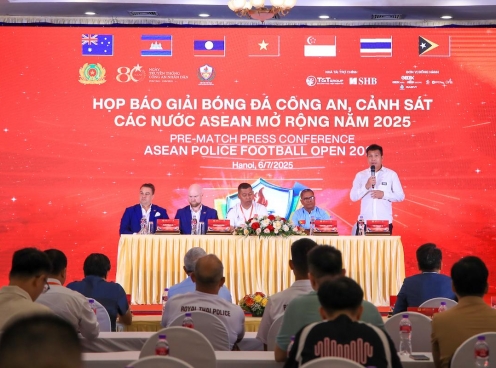 30.000 USD cho đội vô địch Giải bóng đá Công an, Cảnh sát các nước ASEAN mở rộng năm 2025