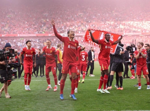 Liverpool nhận thưởng khủng sau chức vô địch EPL 2024/25