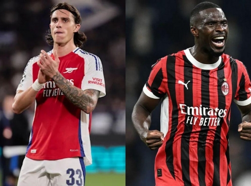 Arsenal cân nhắc vụ hoán đổi gây sốc với AC Milan