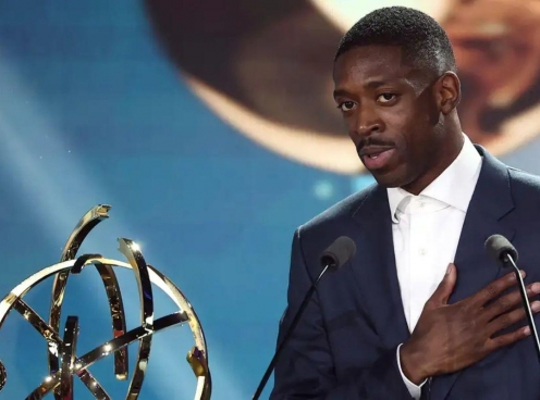 Dembele chính thức nhận danh hiệu cao quý