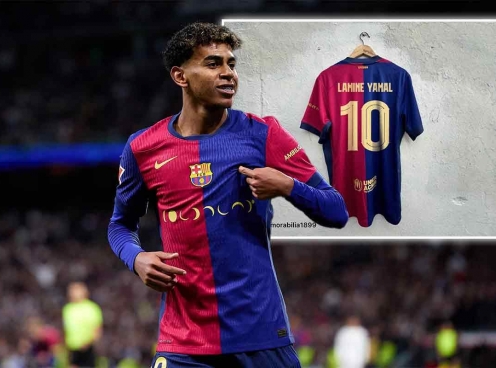 Yamal sẽ mặc áo số 10 tại Barcelona ở mùa giải mới !