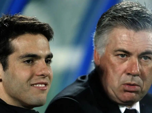 Kaka muốn tái ngộ Ancelotti tại tuyển Brazil