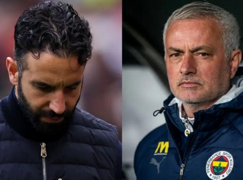 Mourinho bảo vệ Amorim sau thất bại tại Europa League