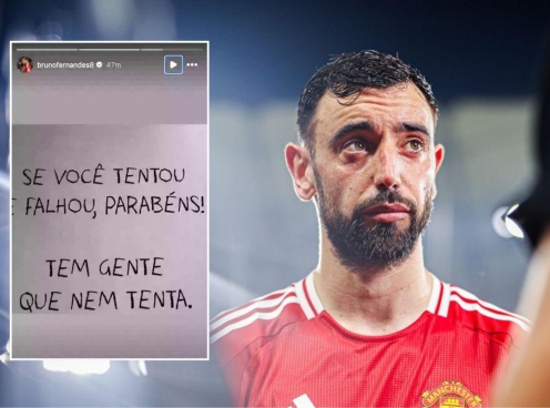 Bruno đăng thông điệp đầy ẩn ý giữa tin đồn chia tay Man Utd