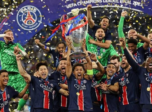 Trận chung kết PSG 5-0 Inter đi vào lịch sử Champions League
