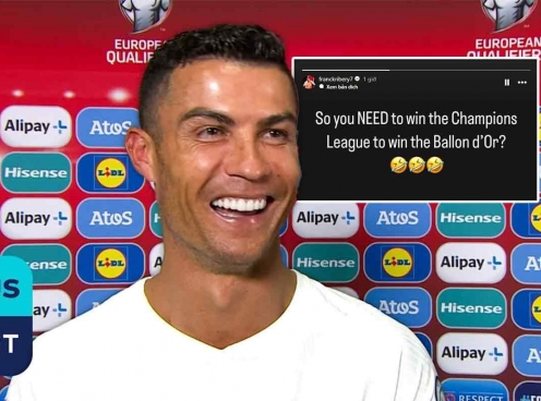 Ribery 'cà khịa' Ronaldo sau phát ngôn về Quả bóng vàng