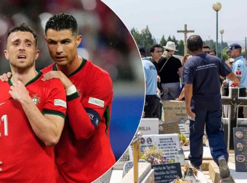 Khung cảnh hỗn loạn nơi yên nghỉ của Diogo Jota: Ronaldo đã đúng!