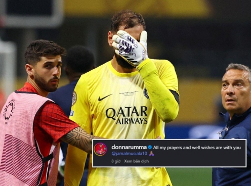 Donnarumma gửi thông điệp xúc động đến Musiala sau va chạm kinh hoàng