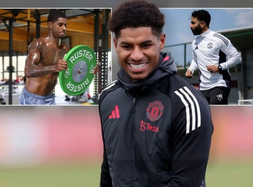 Bị đào thải, Rashford vẫn trở lại MU luyện tập