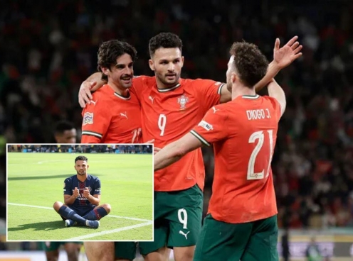 Ramos ăn mừng xúc động tưởng nhớ Diogo Jota ngày PSG vào chung kết