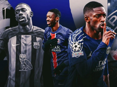 Dembele đạt thành tích chưa từng có trong sự nghiệp