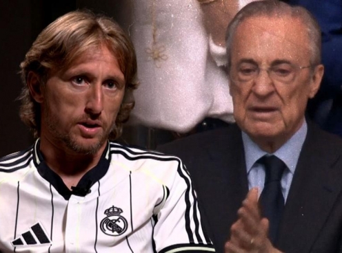 Chủ tịch Florentino Perez khóc nghẹn ngày chia tay Luka Modric