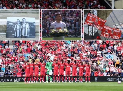 Ngày trở lại đầy xúc động của Liverpool tưởng niệm Diogo Jota