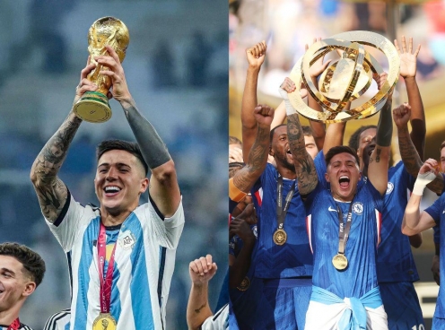 Enzo Fernandez đi vào lịch sử với cú đúp danh hiệu thế giới