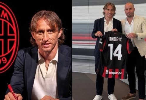 Luka Modric chính thức gia nhập AC Milan