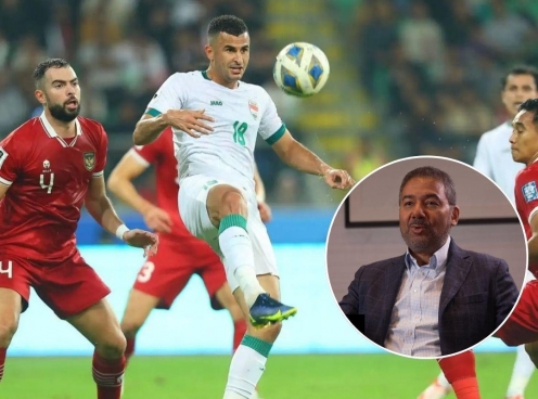 Indonesia bị chuyên gia Iraq cảnh báo mất vé World Cup