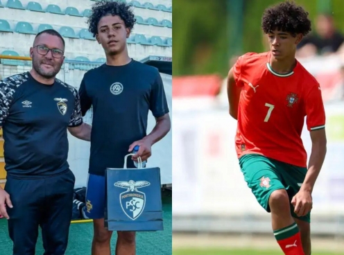 Con trai Ronaldo bất ngờ tập luyện tại CLB ít ai ngờ tới