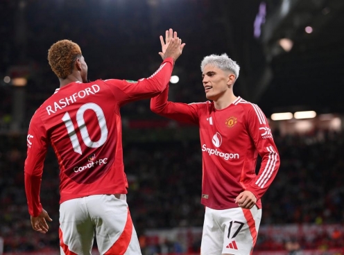 Garnacho phản ứng mạnh mẽ khi Rashford gia nhập Barcelona