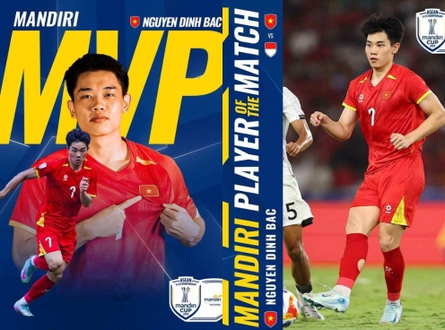 Đình Bắc nhận cú đúp giải thưởng tại chung kết U23 Đông Nam Á 2025