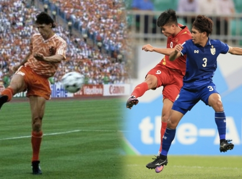 Lập siêu phẩm, Nguyễn Văn Tùng được AFC ví như huyền thoại bóng đá Hà Lan
