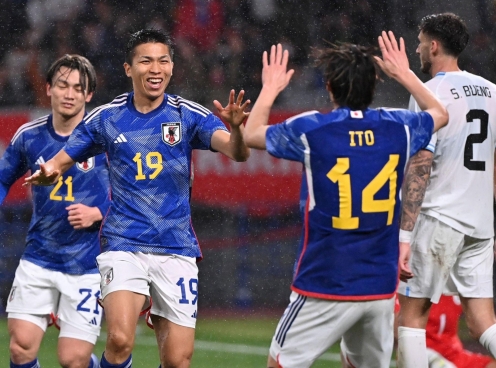 Thay người tài tình, Nhật Bản khuất phục đội tuyển từng 2 lần vô địch World Cup