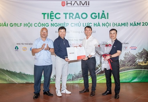 Khép lại thành công Giải Golf Hội công nghiệp chủ lực Hà Nội 2022
