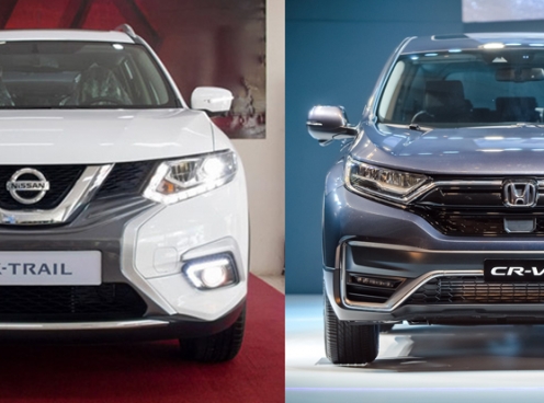 So sánh xe Nissan X-Trail 2021 và Honda CR-V 2021