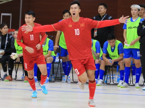 Thắng đậm 5-0, ĐT Việt Nam sớm lọt vào VCK futsal châu Á