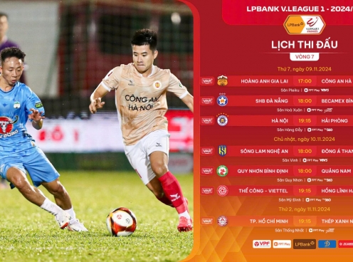 Vòng 7 V-League 2024/25: Cuộc đua đầy khốc liệt!