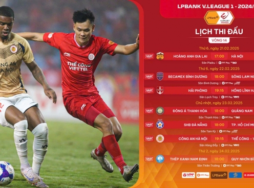 Hấp dẫn cuộc đua lượt về V-League 2024/25