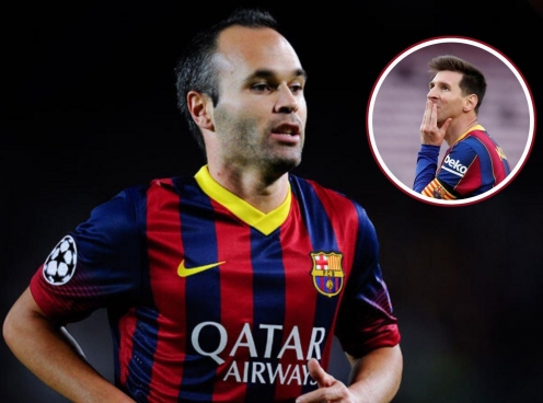 Iniesta bất ngờ gạch tên Messi khỏi 1 bình chọn