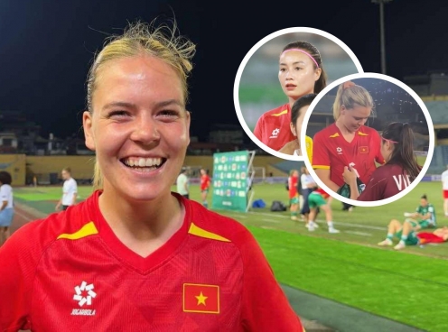 Chị gái Florian Wirtz đổi áo, khen 'hot girl' ĐT nữ Việt Nam