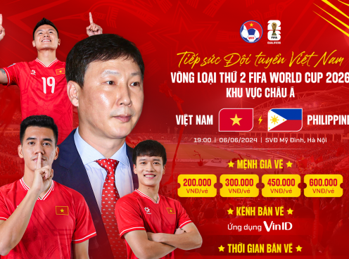 Vé xem trận đầu tiên của ĐT Việt Nam dưới thời HLV Kim Sang Sik bao nhiêu?