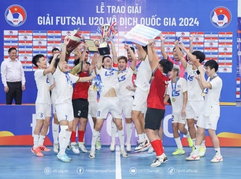 Thái Sơn Bắc vô địch U20 futsal quốc gia lần đầu tiên