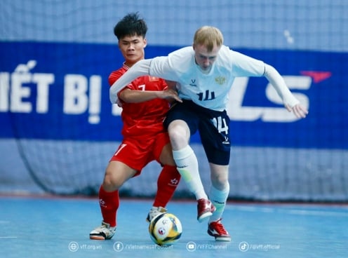 Video U19 futsal Việt Nam 4-2 U19 futsal Nga: Thắng lợi tưng bừng